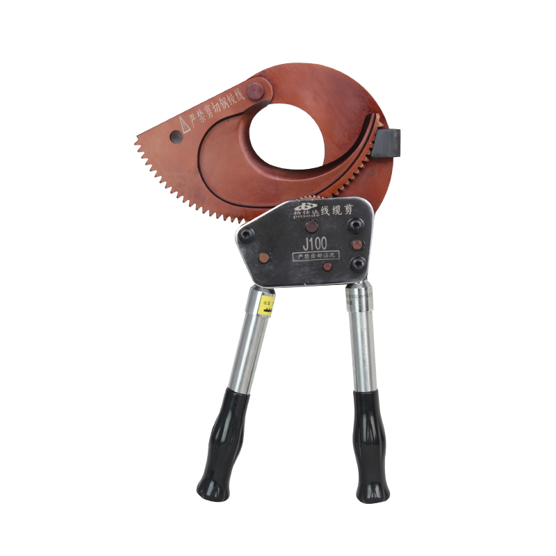 J100 100mm Manual Ratchet Cable Cutter