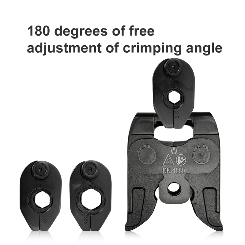 New 360° Rotatable Copper Pipe Press Jaw Head